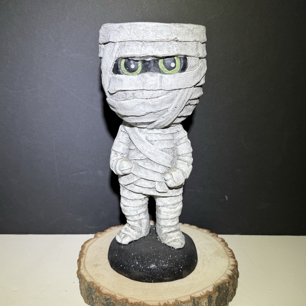 Ghoul & Goblin Mervin the Mummy Halloween Candy Dish/Bowl 14" Tall